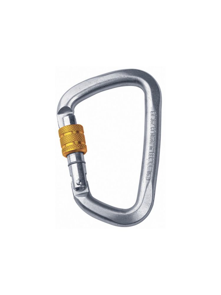 large d-shaped locking carabiner